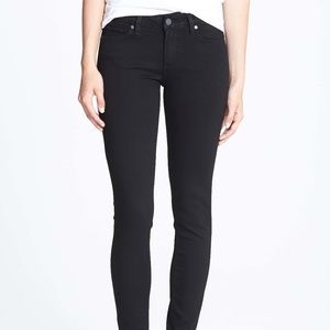 PAIGE Ultra Skinny Black Jeans